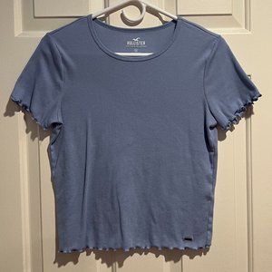 Hollister Baby Tee - Plain Light Blue